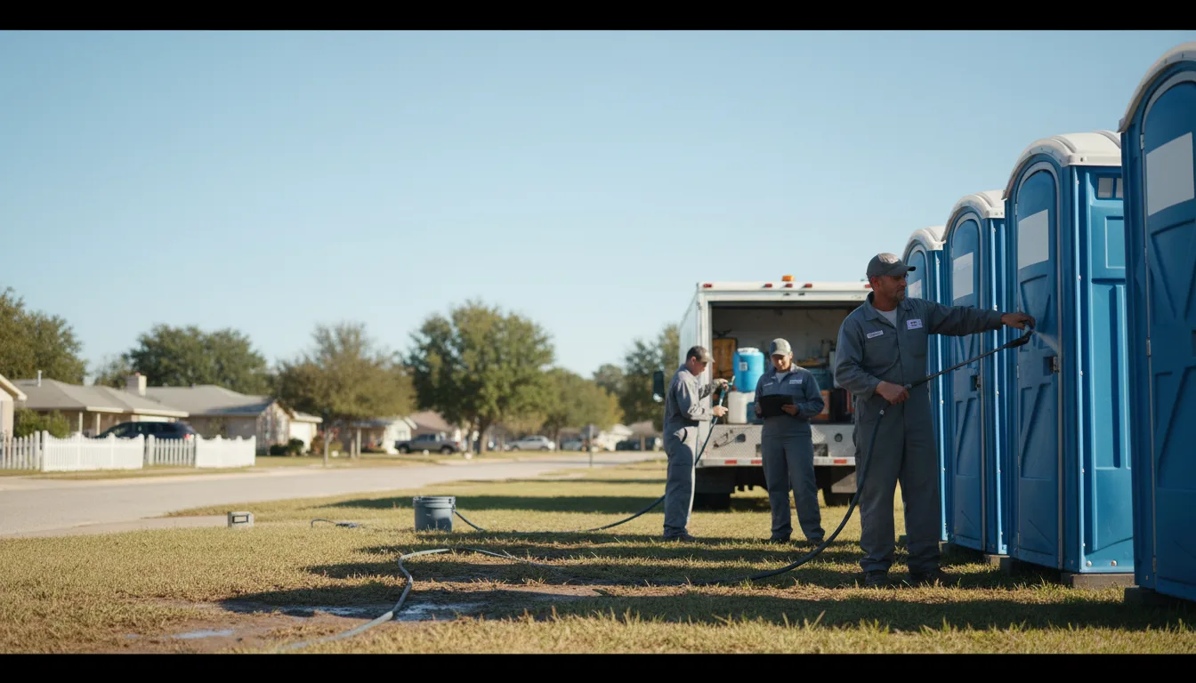 Long-Term Portable Toilet Rental in Lewisville, TX near me